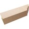 Ekena Millwork 6in. W x 8in. H x 28in. L Ridgewood Woodgrain TimberThane Rafter Tail, Primed Tan RFTUR06X08X28RIDRCPR - alternate 3